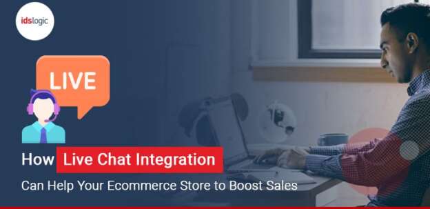 Live chat interaction with ecommerce