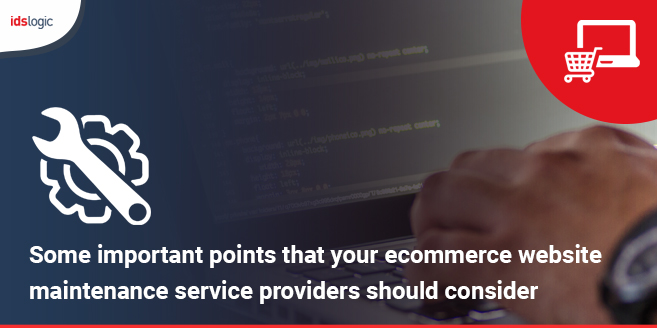 Some Important Points that Your Ecommerce Website Maintenance Service Providers Should Consider