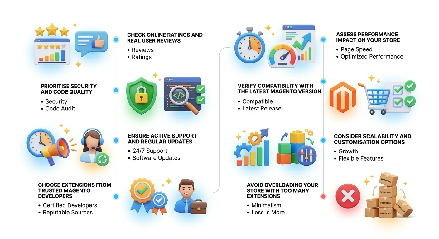 Practical Checklist for Choosing the Right Magento 2 Extension