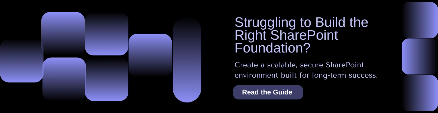 Struggling to Build the Right SharePoint Foundation