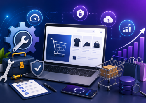 Ecommerce Website Maintenance Tips Banner
