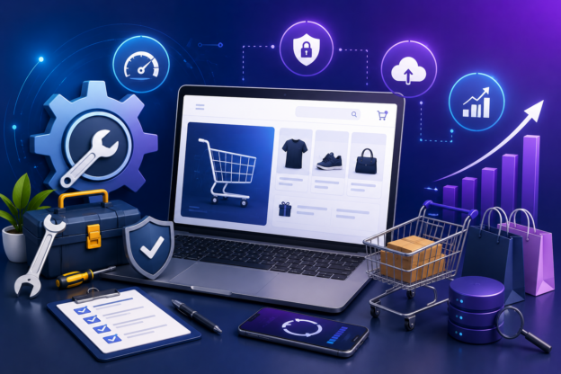 Ecommerce Website Maintenance Tips Banner